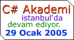 C# Akademi Ankara ile birlikte İstanbul'da devam ediyor!