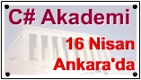C# Akademi Ankara'da başlıyor!